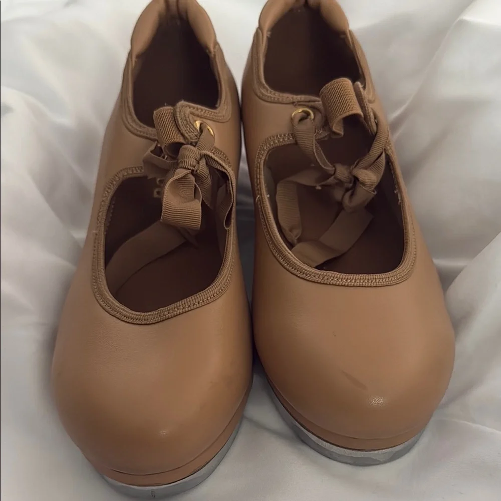 Kids Tan Tap shoes 9” long